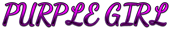 PURPLE GIRL Logo Style