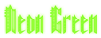 Neon Green Logo Style