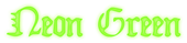 Neon Green Logo Style