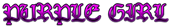 PURPLE GIRL Logo Style