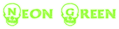 Neon Green Logo Style