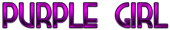 PURPLE GIRL Logo Style