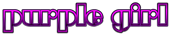 PURPLE GIRL Logo Style