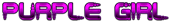 PURPLE GIRL Logo Style