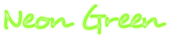 Neon Green Logo Style