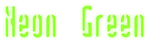 Neon Green Logo Style