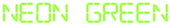 Neon Green Logo Style