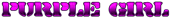 PURPLE GIRL Logo Style