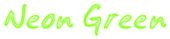 Neon Green Logo Style