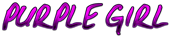 PURPLE GIRL Logo Style