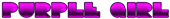 PURPLE GIRL Logo Style