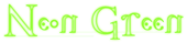 Neon Green Logo Style