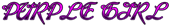 PURPLE GIRL Logo Style