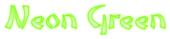 Neon Green Logo Style