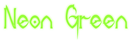 Neon Green Logo Style