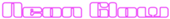 Neon Glow Logo Style