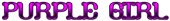 PURPLE GIRL Logo Style