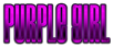 PURPLE GIRL Logo Style