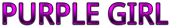 PURPLE GIRL Logo Style