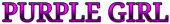 PURPLE GIRL Logo Style