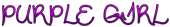 PURPLE GIRL Logo Style