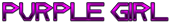 PURPLE GIRL Logo Style