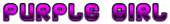 PURPLE GIRL Logo Style