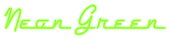 Neon Green Logo Style