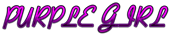 PURPLE GIRL Logo Style