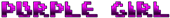 PURPLE GIRL Logo Style