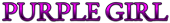 PURPLE GIRL Logo Style