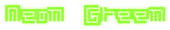 Neon Green Logo Style