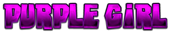 PURPLE GIRL Logo Style