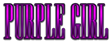 PURPLE GIRL Logo Style