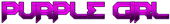 PURPLE GIRL Logo Style