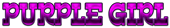 PURPLE GIRL Logo Style