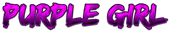 PURPLE GIRL Logo Style