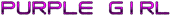 PURPLE GIRL Logo Style