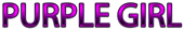 PURPLE GIRL Logo Style