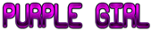 PURPLE GIRL Logo Style