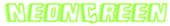 Neon Green Logo Style