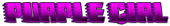 PURPLE GIRL Logo Style