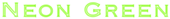 Neon Green Logo Style