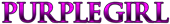 PURPLE GIRL Logo Style