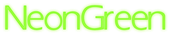 Neon Green Logo Style