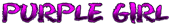 PURPLE GIRL Logo Style