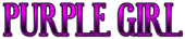 PURPLE GIRL Logo Style