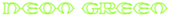 Neon Green Logo Style