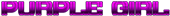 PURPLE GIRL Logo Style