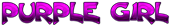 PURPLE GIRL Logo Style